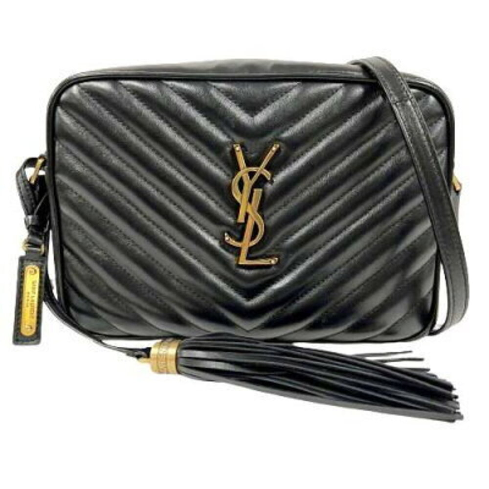 SAINT LAURENT Paris Lou Camera Bag Shoulder V YSL Black